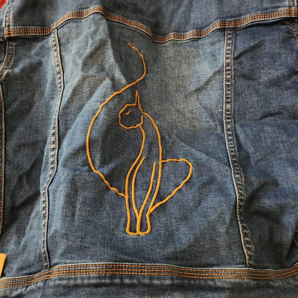 Jean jacket and jeans to match